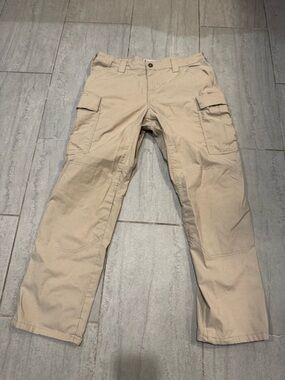 First Tactical Men's Tan Khaki Cargo EMS Work PD Pants Size 38x32